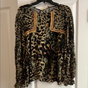 Leopard Print Women's Top